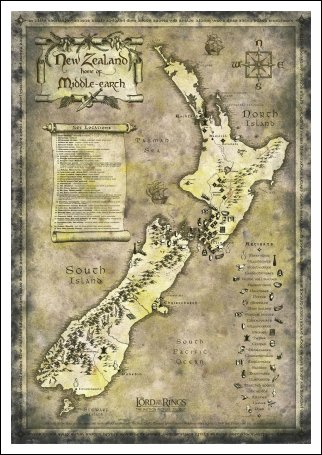 The Lord of The Rings Map