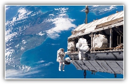 Foto de astronautas
