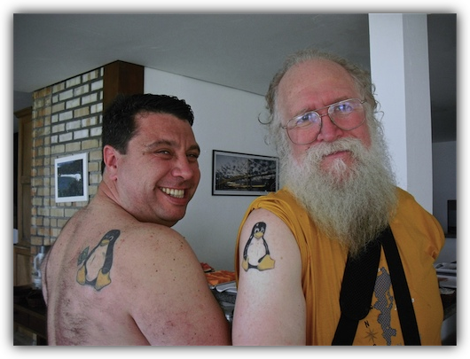 As tatuagens do Tux