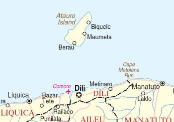 Localização de Ataúro