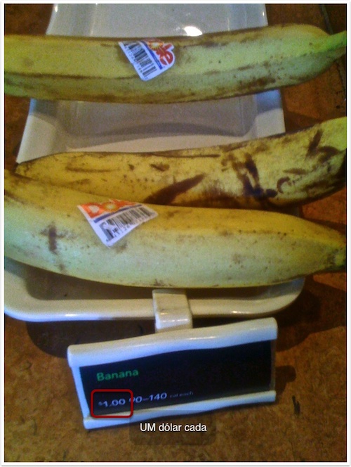 Bananas no Starbucks em NYC